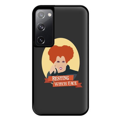 Resting Witch Face - Hocus Halloween Phone Case for Galaxy S20