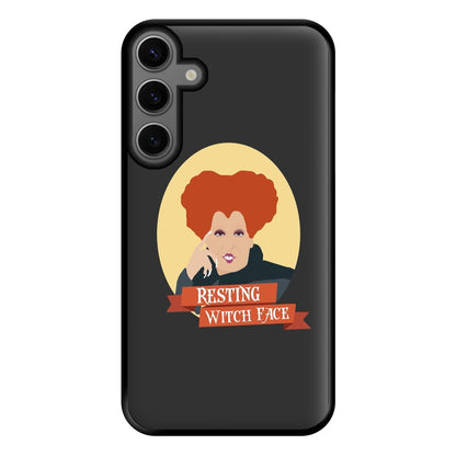 Resting Witch Face - Hocus Halloween Phone Case for Galaxy S23FE