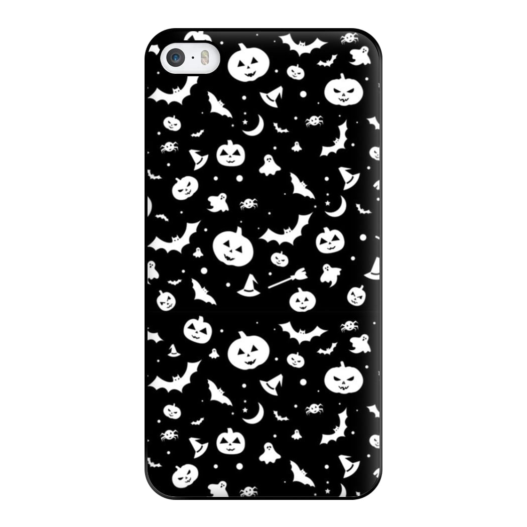 Black and White Halloween Pattern Phone Case for iPhone 5 / 5s / SE 2016