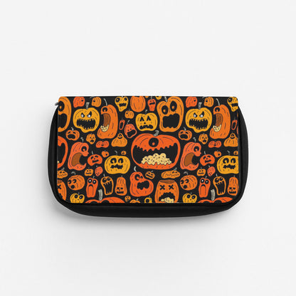 Scary Pumpkin Halloween Pattern Pencil Case