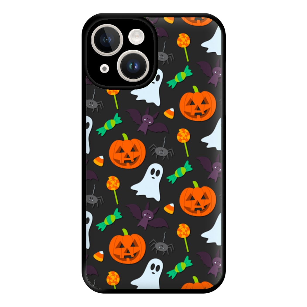 Colourful Halloween Pattern Phone Case for iPhone 14