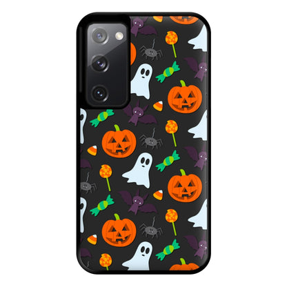 Colourful Halloween Pattern Phone Case for Galaxy S20FE