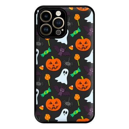 Colourful Halloween Pattern Phone Case for iPhone 14 Pro Max