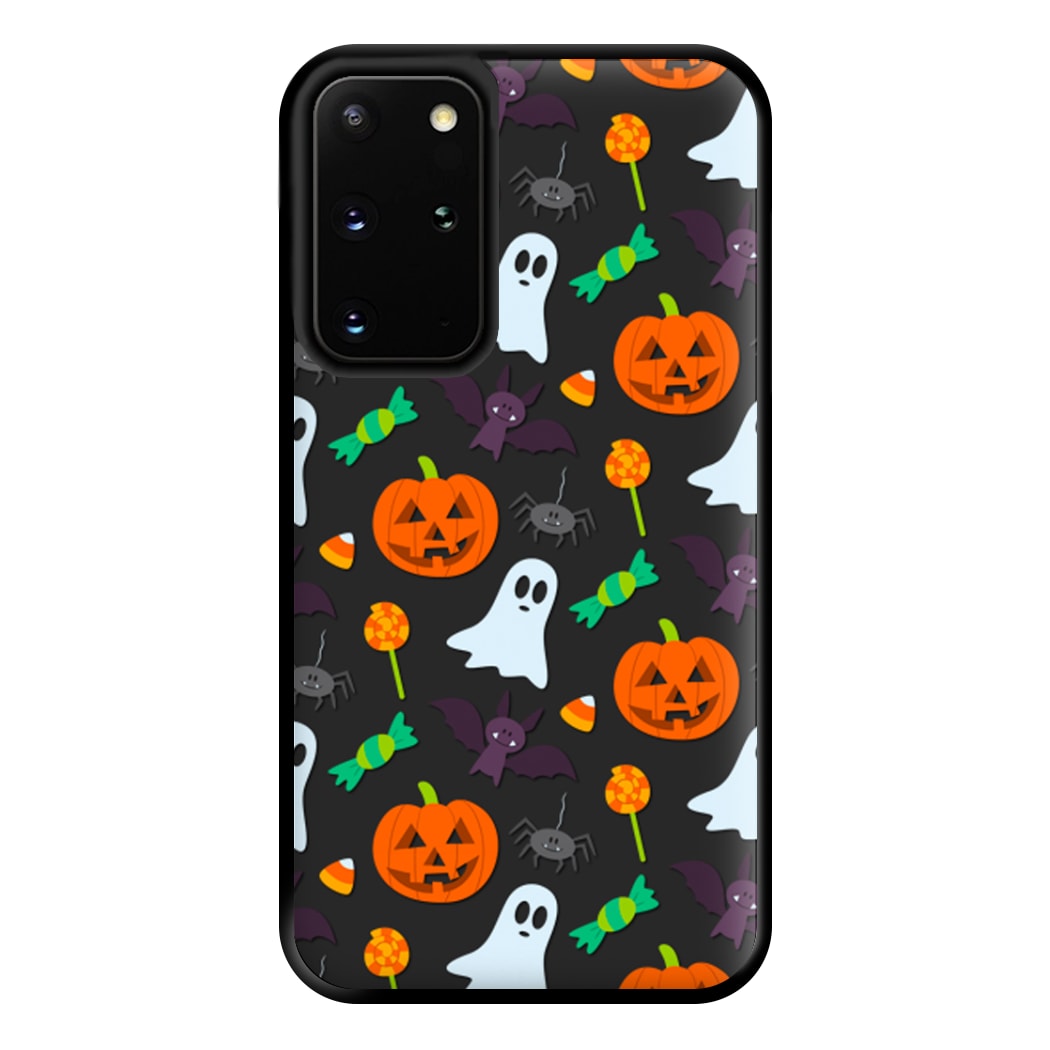 Colourful Halloween Pattern Phone Case for Galaxy S20 Plus