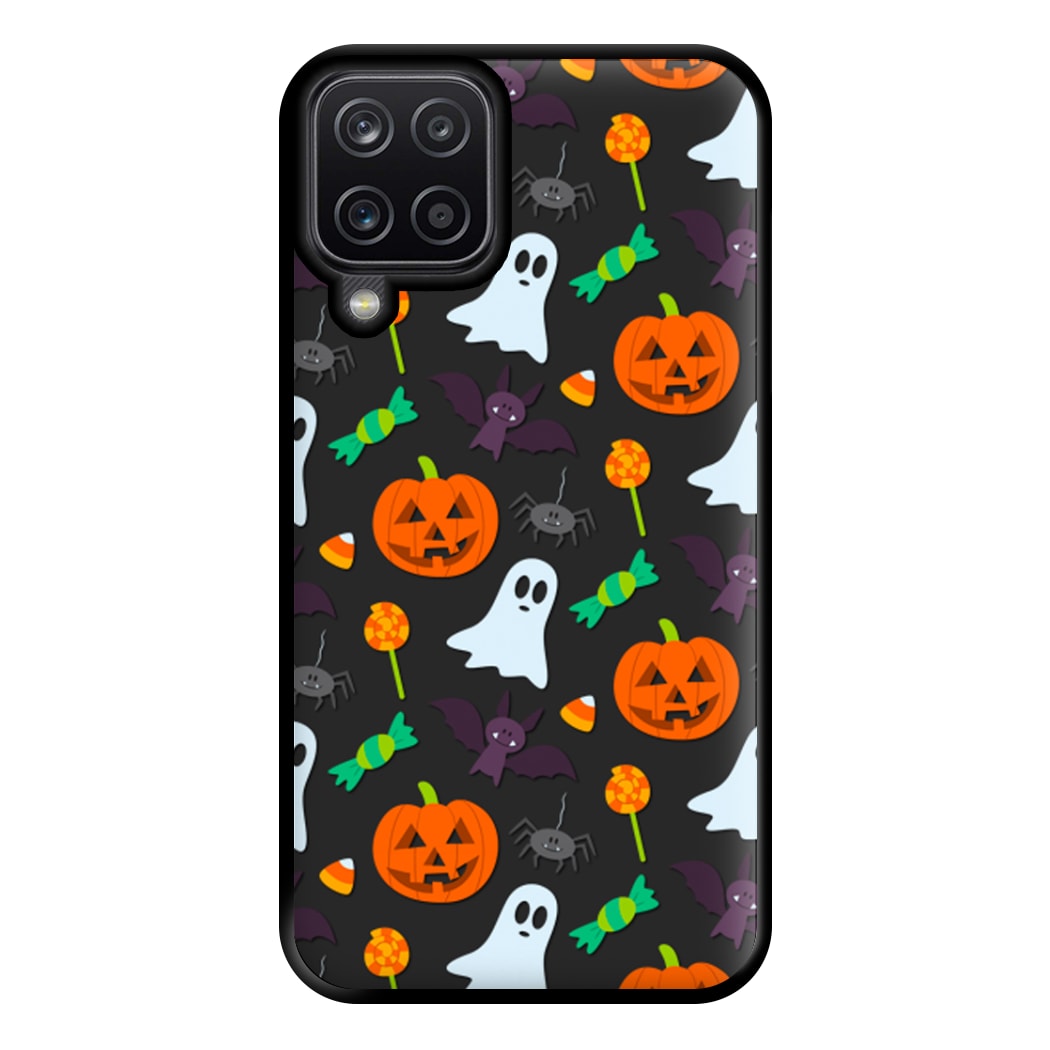 Colourful Halloween Pattern Phone Case for Galaxy A12