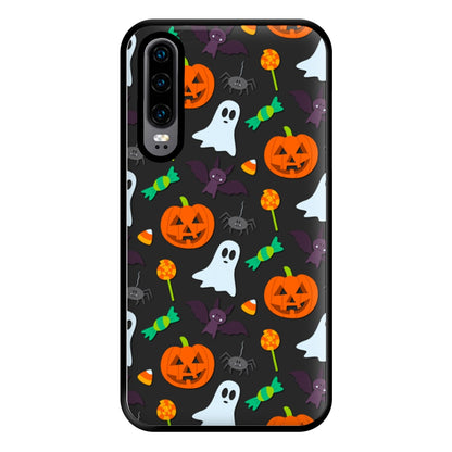 Colourful Halloween Pattern Phone Case for Huawei P30