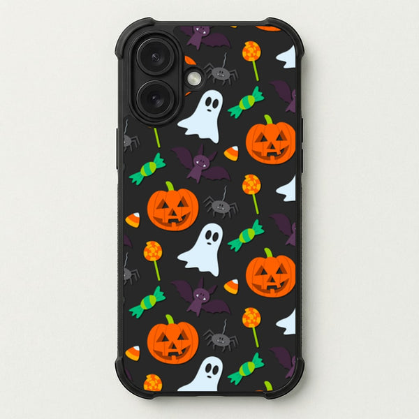 Colourful Halloween Pattern Phone Case — Bumper case