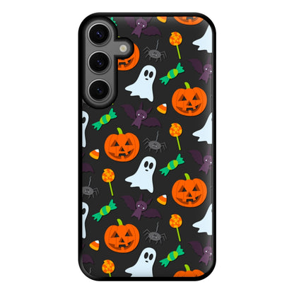 Colourful Halloween Pattern Phone Case for Galaxy S23FE