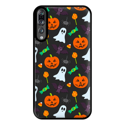 Colourful Halloween Pattern Phone Case for Huawei P20 Pro