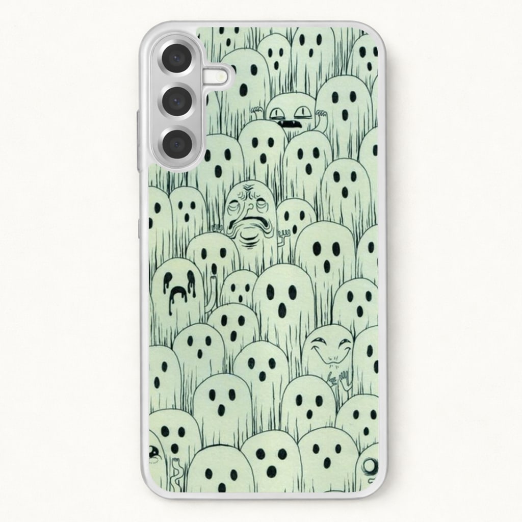 Droopy Ghost Pattern Phone Case