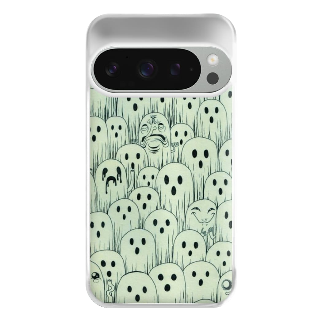 Droopy Ghost Pattern Phone Case for Google Pixel 9 Pro XL