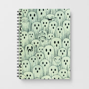 Droopy Ghost Pattern Notebook 1
