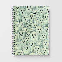 Droopy Ghost Pattern Notebook