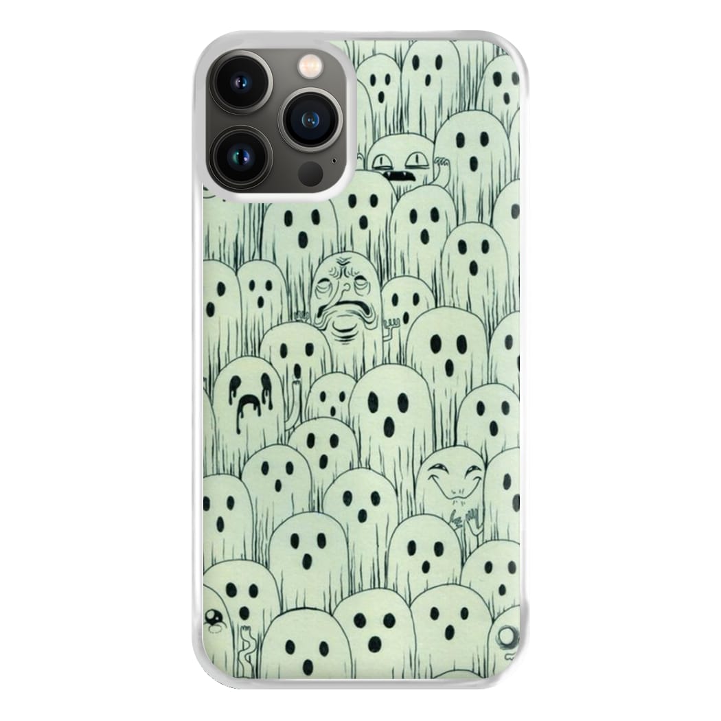 Droopy Ghost Pattern Phone Case for iPhone 11 Pro Max