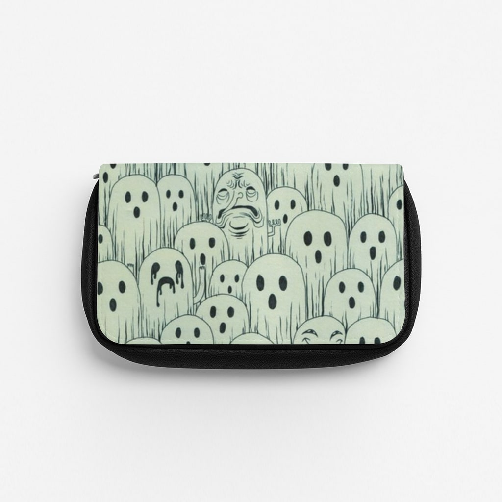 Droopy Ghost Pattern Pencil Case