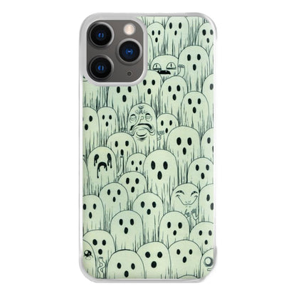 Droopy Ghost Pattern Phone Case for iPhone 12 Pro Max