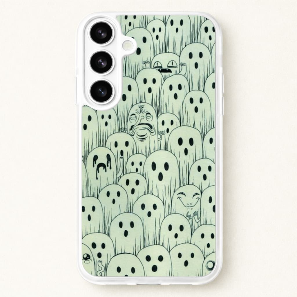Droopy Ghost Pattern Phone Case for Galaxy S26