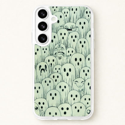 Droopy Ghost Pattern Phone Case for Galaxy S26