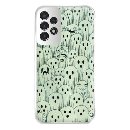 Droopy Ghost Pattern Phone Case for Galaxy A53