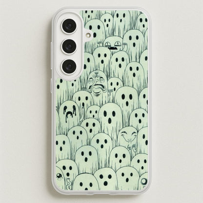 Droopy Ghost Pattern Phone Case for Galaxy S25FE