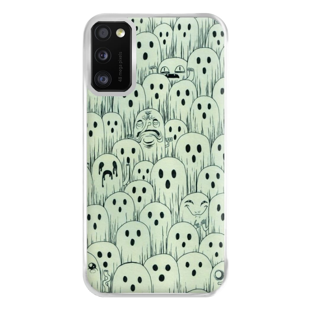 Droopy Ghost Pattern Phone Case for Galaxy A41