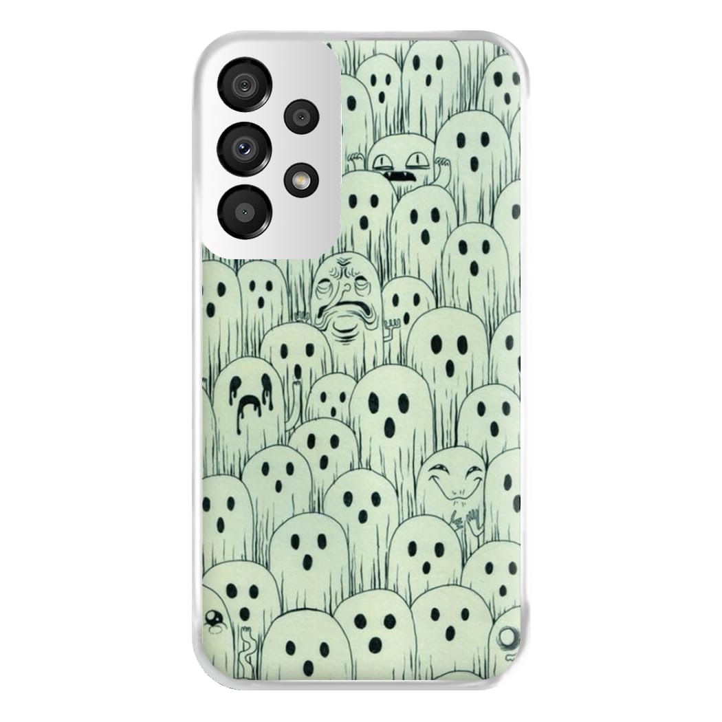 Droopy Ghost Pattern Phone Case for Galaxy A33