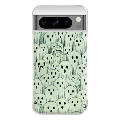 Droopy Ghost Pattern Phone Case for Google Pixel 8 Pro