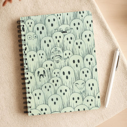 Droopy Ghost Pattern Notepad