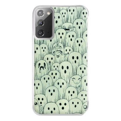 Droopy Ghost Pattern Phone Case for Galaxy Note 20 Ultra