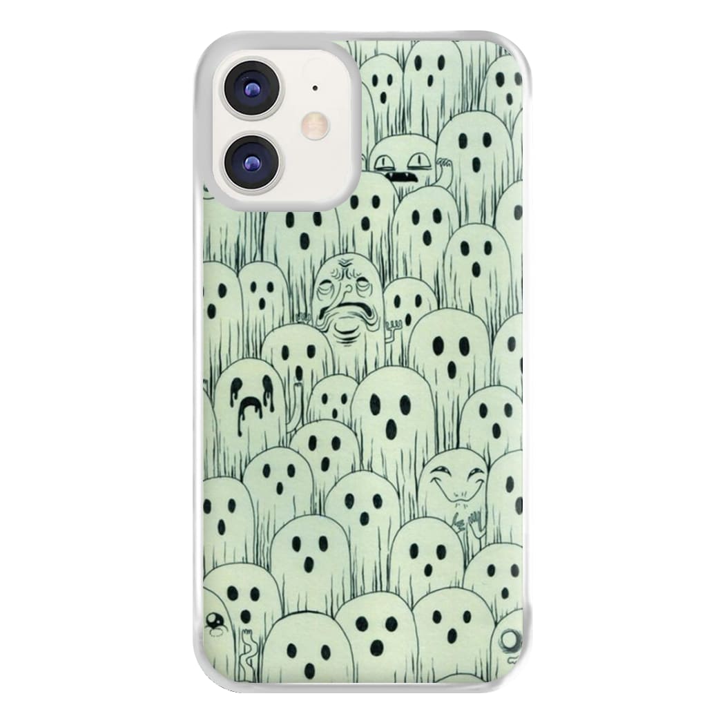 Droopy Ghost Pattern Phone Case for iPhone 11