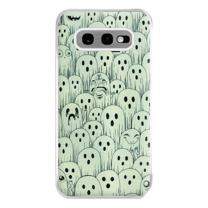 Droopy Ghost Pattern Phone Case for Galaxy S10e