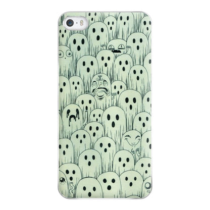 Droopy Ghost Pattern Phone Case for iPhone 5 / 5s / SE 2016