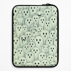 Droopy Ghost Pattern Laptop Sleeve