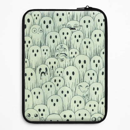 Droopy Ghost Pattern Universal Laptop Sleeve