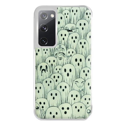 Droopy Ghost Pattern Phone Case for Galaxy S20FE