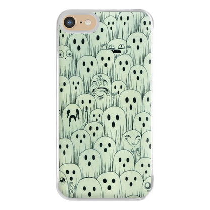 Droopy Ghost Pattern Phone Case for iPhone 6 / 7 / 8 / SE