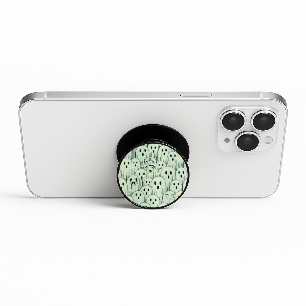 Droopy Ghost Pattern Phone Stand