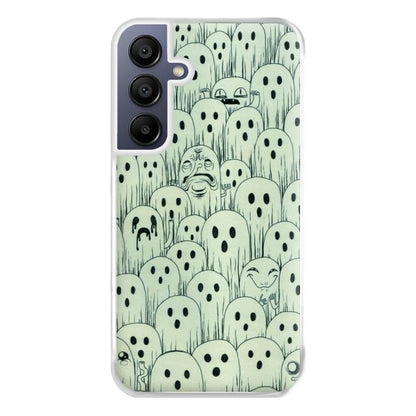 Droopy Ghost Pattern Phone Case for Galaxy A16