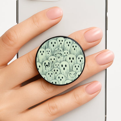 Droopy Ghost Pattern Phone Grip