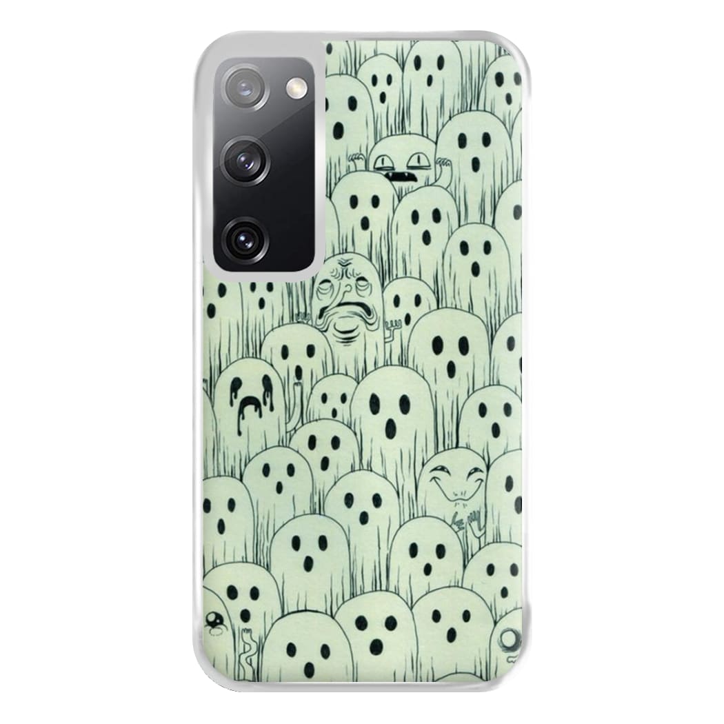 Droopy Ghost Pattern Phone Case for Galaxy S20