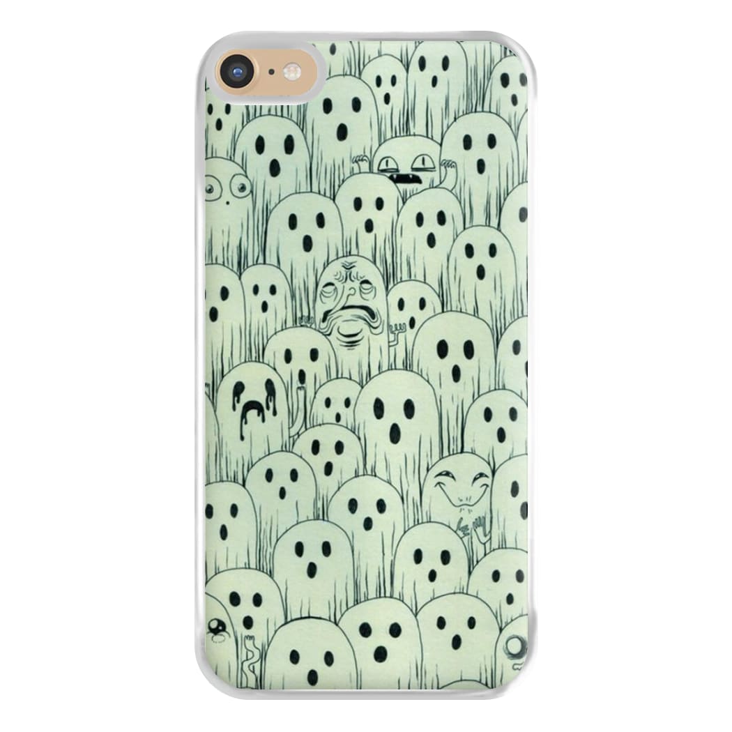 Droopy Ghost Pattern Phone Case for iPhone 6 Plus / 7 Plus / 8 Plus