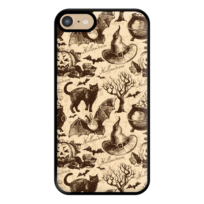 Vintage Halloween Pattern Phone Case for iPhone 6 / 7 / 8 / SE