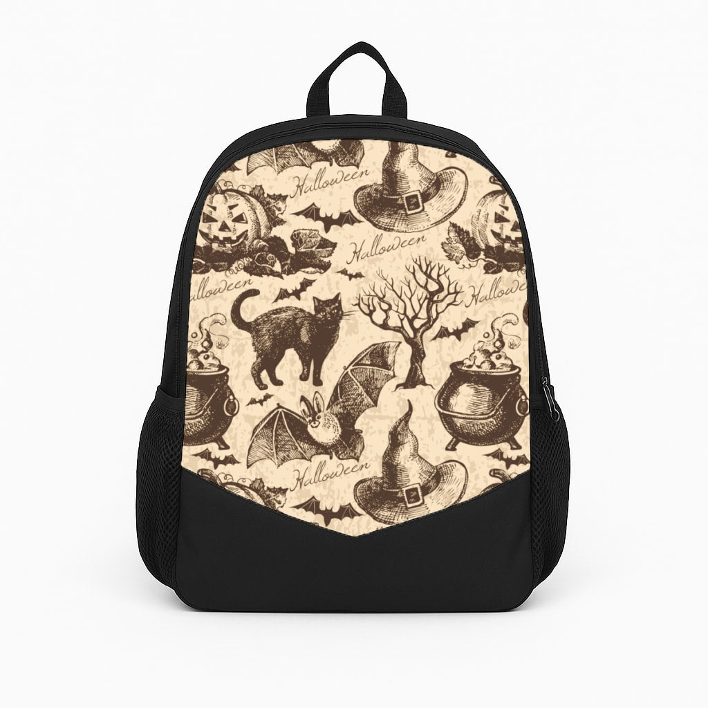 Vintage Halloween Pattern Backpack