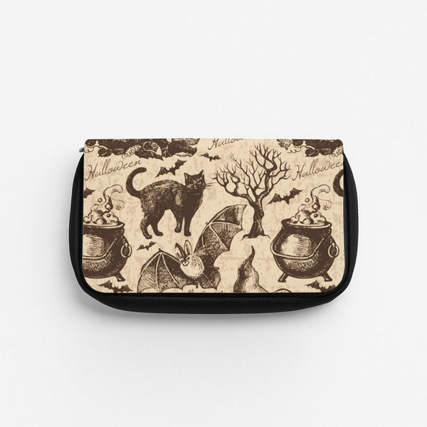 Vintage Halloween Pattern Pencil Case