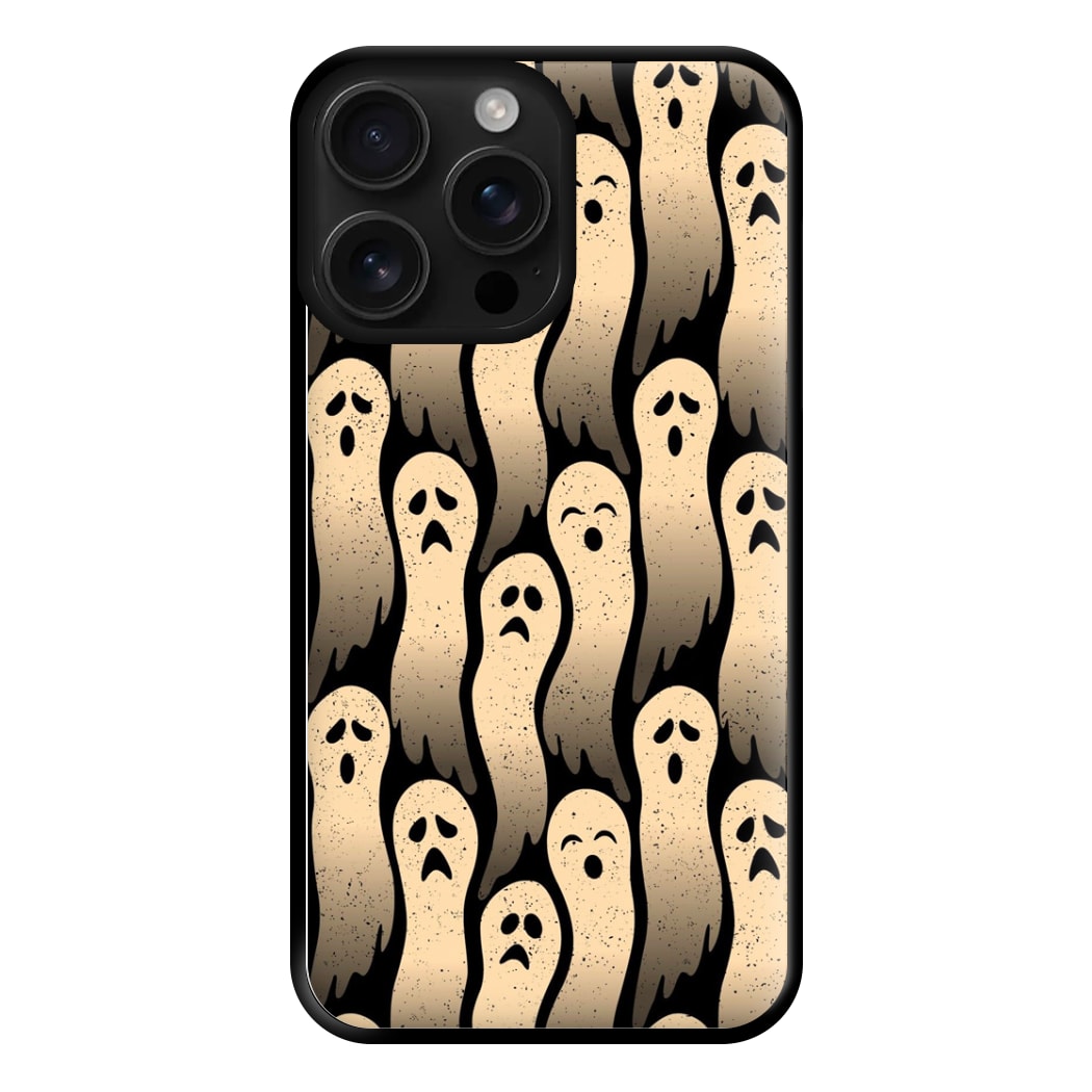 Vintage Wriggly Ghost Pattern Phone Case