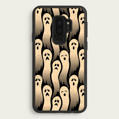 Vintage Wriggly Ghost Pattern Phone Case for Galaxy S9 Plus - HAL-040-S9+