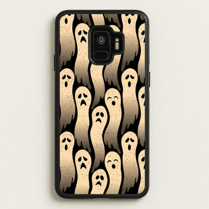 Vintage Wriggly Ghost Pattern Phone Case for Galaxy S9 - HAL-040-S9
