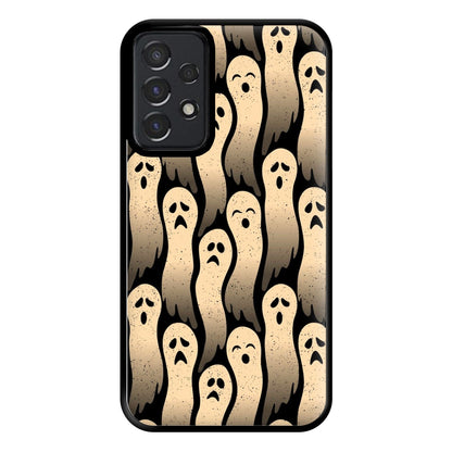 Vintage Wriggly Ghost Pattern Phone Case for Galaxy A52 / A52s