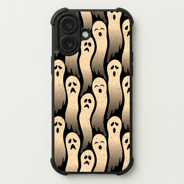Vintage Wriggly Ghost Pattern Phone Case — Bumper case
