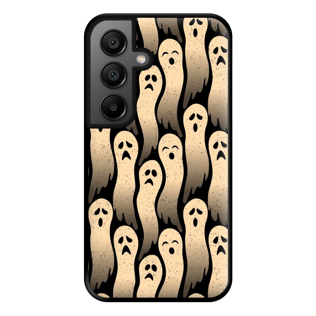 Vintage Wriggly Ghost Pattern Phone Case for Google Pixel 8